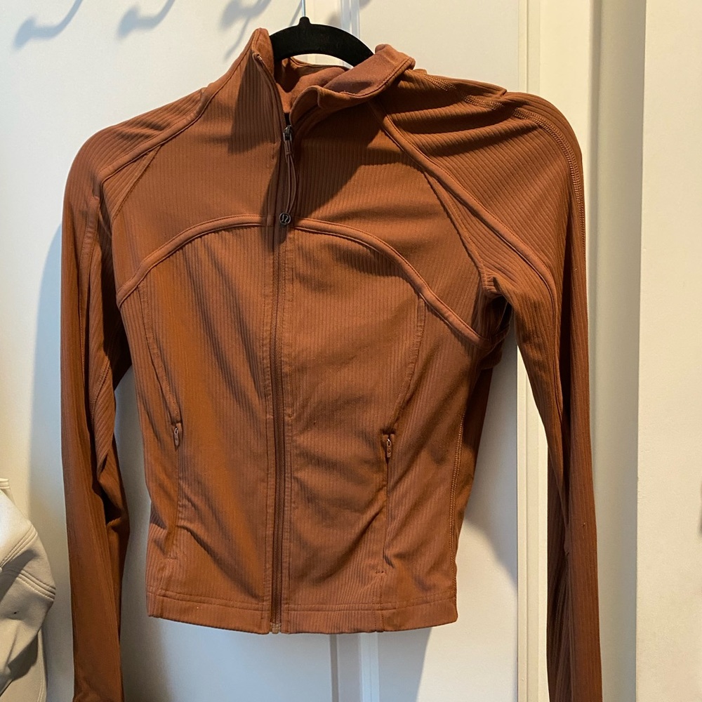 Ribbed nulu cropped define jacket *ribbed nulu*- worn 2X - looks brand new